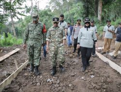 TMMD ke-127 Kodim 0624 Kabupaten Bandung Bangun Jalan Beton Cipelah Tembus Perbatasan Cianjur