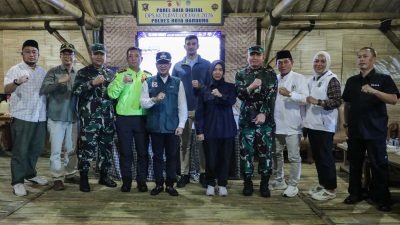 Kang DS Apresiasi Pos PAM Lembur Kaheman, Kapolresta Pastikan Arus Mudik Aman